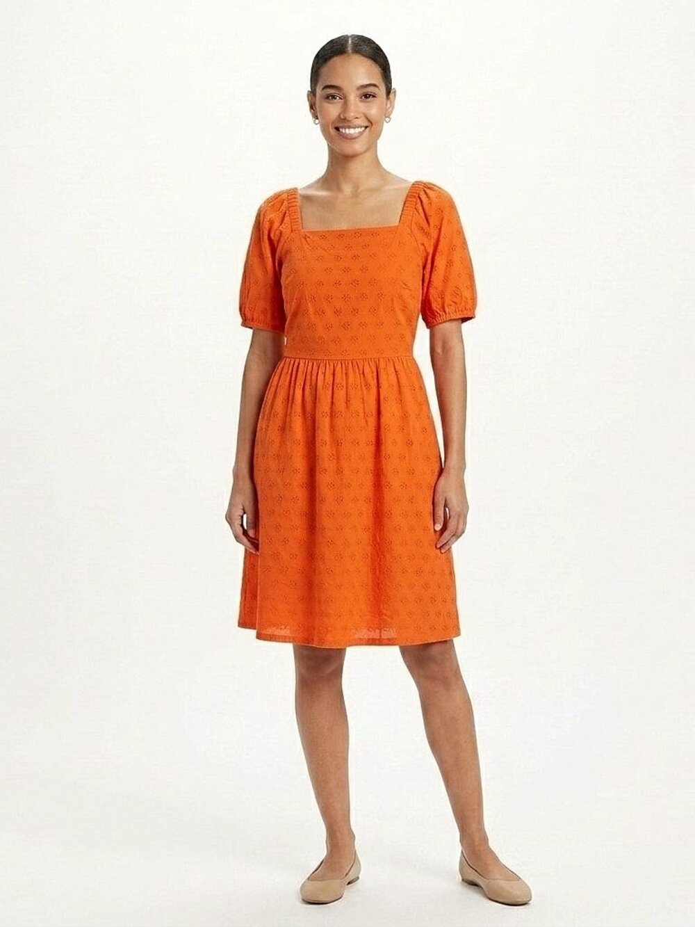 Market & Spruce Square Neck Pull On Dress NEW- Sz. Med